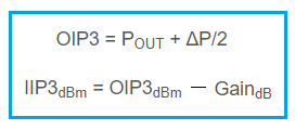 IIP3 formula