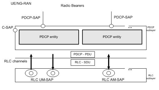 PDCP架构结构视图