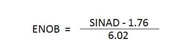SINAD vs ENOB转换器