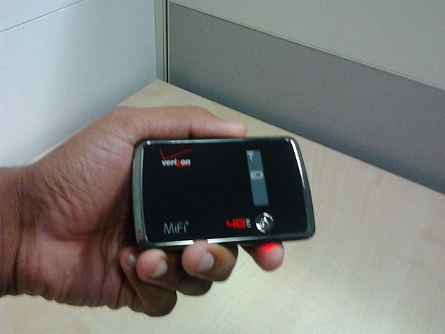 来自novatel wireless的Mifi热点设备